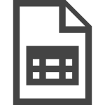 File Table SVG Icon